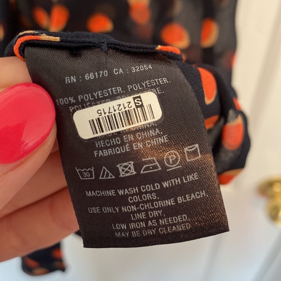 MAEVE Anthropologie TankTop Blouse Navy Size 4 - Picture 5 of 10